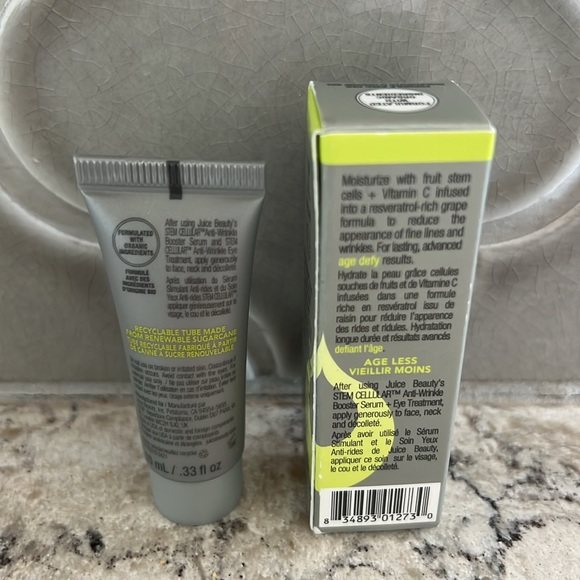 4/&14 Juice Beauty Stem Cellular Anti-Wrinkle Moisturizer, Travel Size 0.33 flOz - Picture 2 of 3